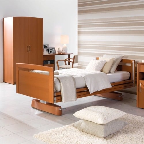 Velino Electric Nursing Bed wenge wood