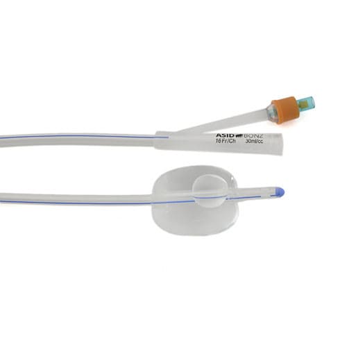 UROSID Basic Nelaton Silicone Balloon Catheter, Dual Lumen CH 22