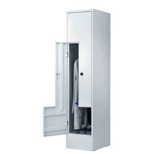 Z Clothes Locker 4 compartments | light grey