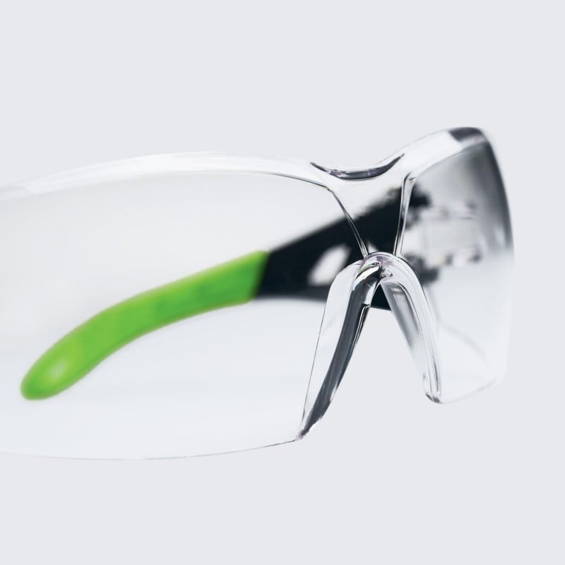 Uvex Pheos Safety Glasses black-green