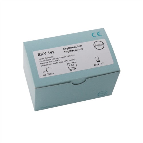 Erythrocyte test cuvettes, quantity 40