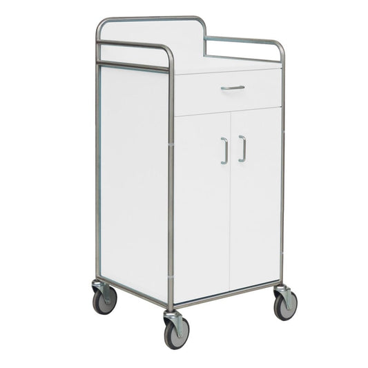 Mobile Cupboard Trolley orange
