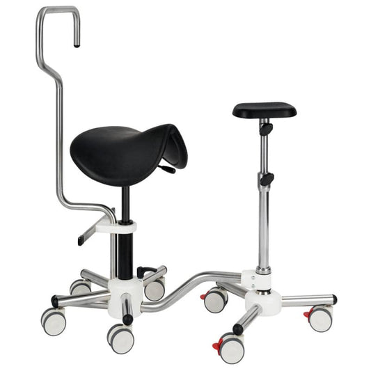 Combo Unit with Saddle Stool & Leg Rest flat