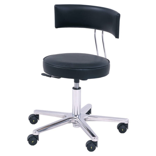 Surgical Chair with Conductive Upholstery Height Adjustment 46-58 cm, Hand Lever