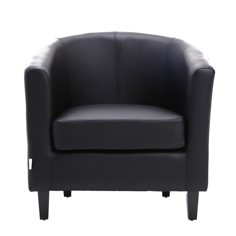 Armchair for Waiting Rooms black