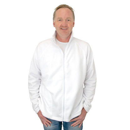 Fleece Jacket "Ruben" weiß | XXL