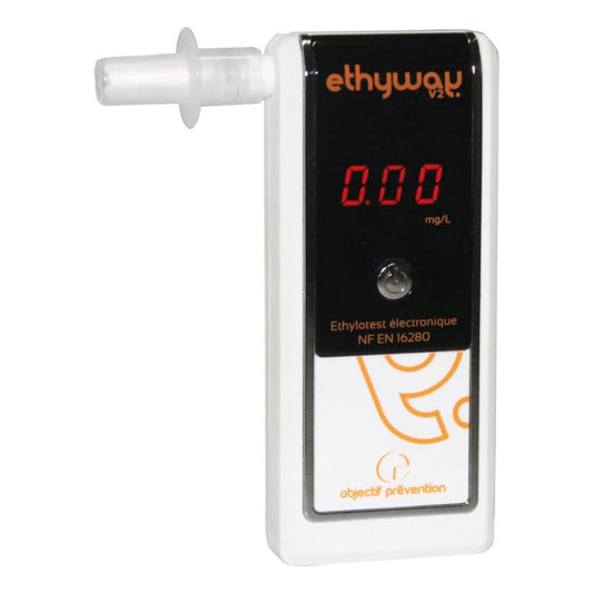 Ethyway V2 Breathalyser Display Mode 1 (up to 0.25 mg-l)