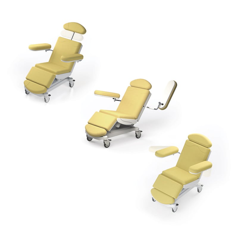 Phlebotomy and Dialysis Chair «Micra» black