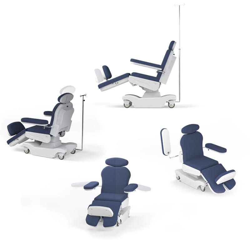 «Panamera» Treatment Chair corn blue