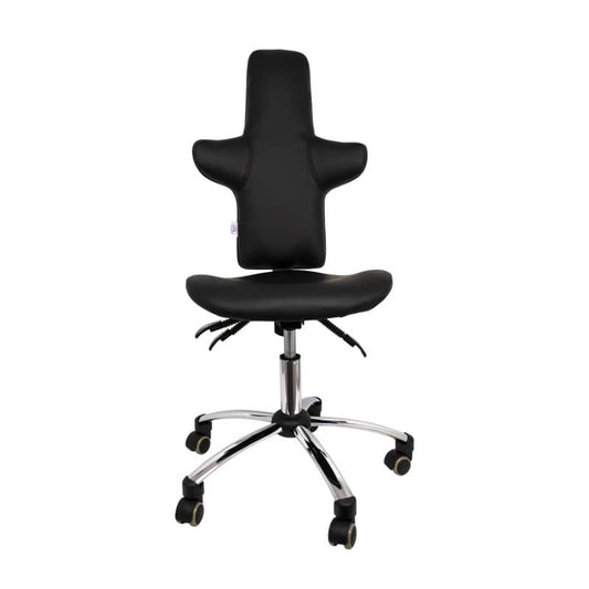 Swivel Chair with High Backrest white