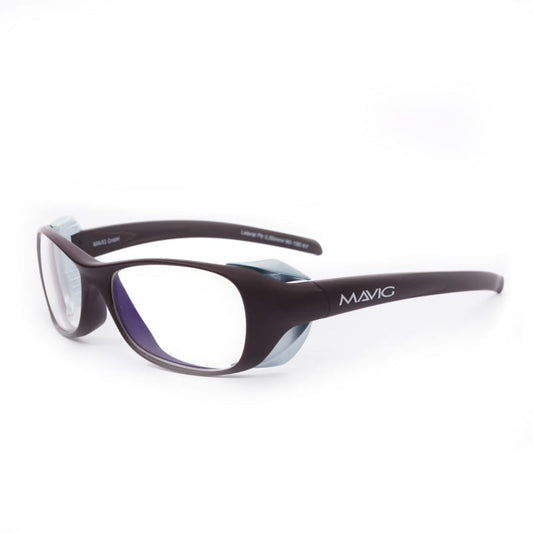 MAVIG X-Ray Protective Glasses BR126 L | Pb 0.50 mm | silver bronze - orange