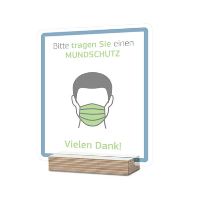 Table Holder for Hygiene Signs