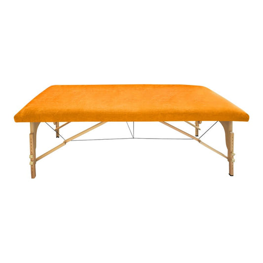 Treatment Couch Cover with Drawstring Fastener orange
