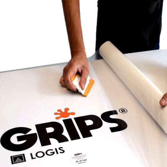 Grips® Antibacterial and Antiviral Protective Film for Door Handles (10 cm x 8 cm, 10 PCS)