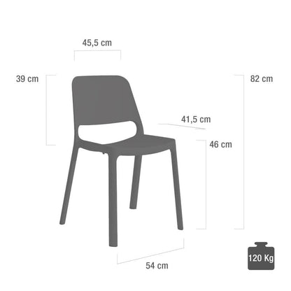 Stacking Chair orange