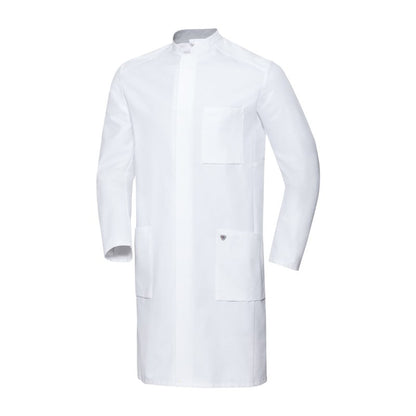 Men's Lab Coat with Stand-Up Collar 44n