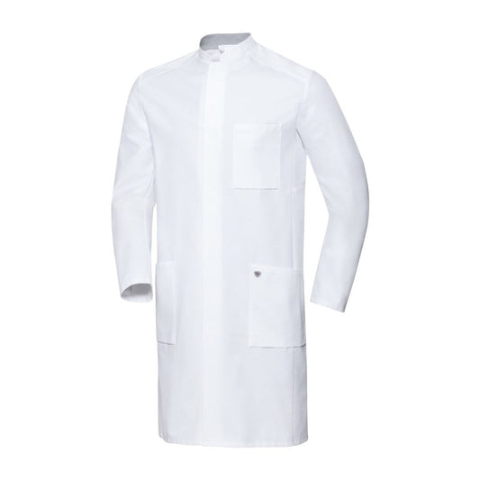 Men's Lab Coat with Stand-Up Collar 44n