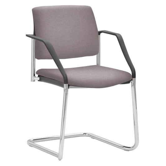 myPLANO Stackable Cantilever Chair black | turquoise