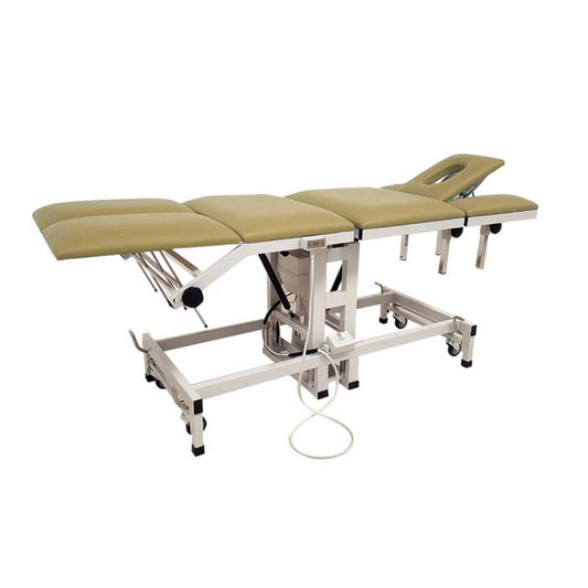 Electrically Height-Adjustable Treatment Couch black
