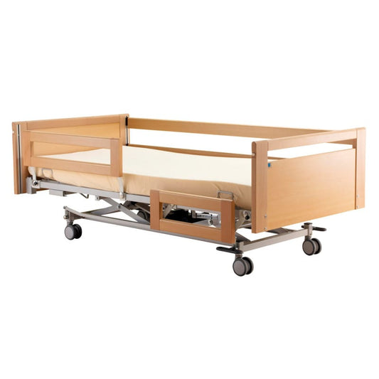 Allegra Nursing Bed with wooden slatted base