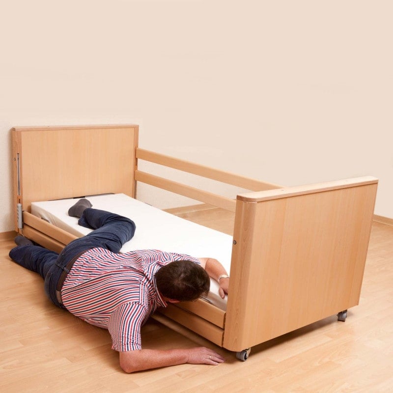 Aldena Nursing Bed with steel mesh base