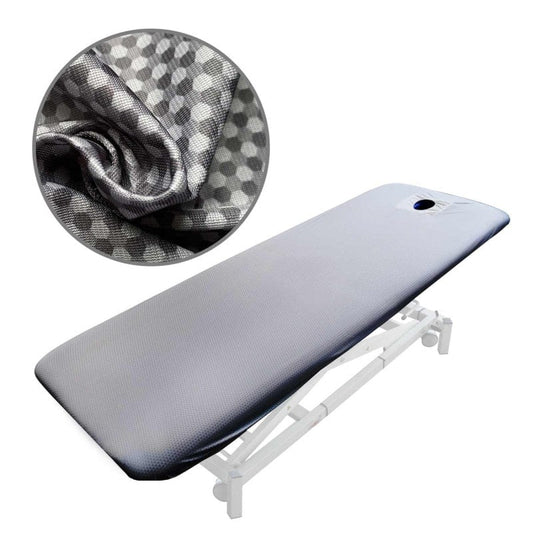 TOUCHME Treatment Table Covers without face cut-out, 80 x 195 cm | Hexagon dark