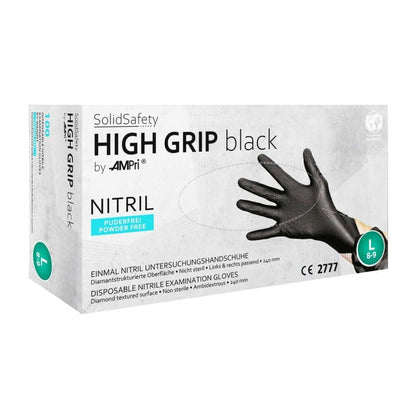 High Grip Nitrile Gloves L