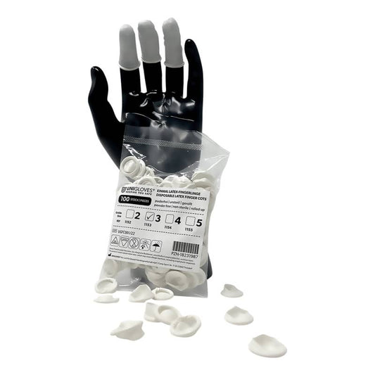 Unigloves Latex Finger Cots M