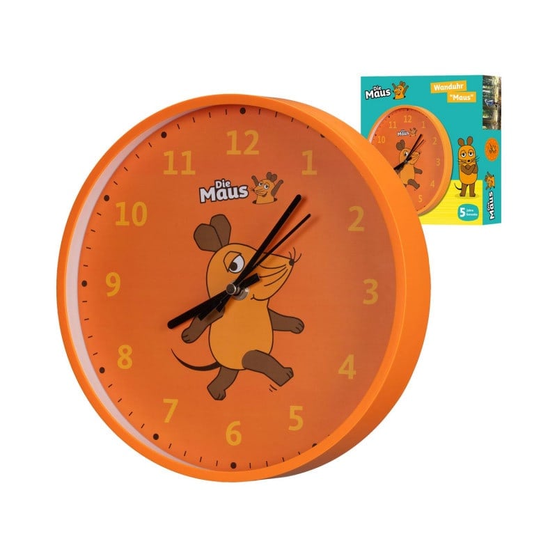 Wall Clock for Kids mouse