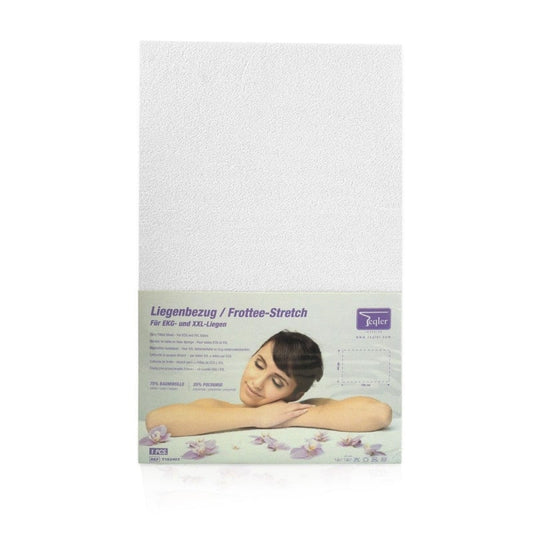 Terry Fitted Sheet for Exam & ECG Tables dark blue