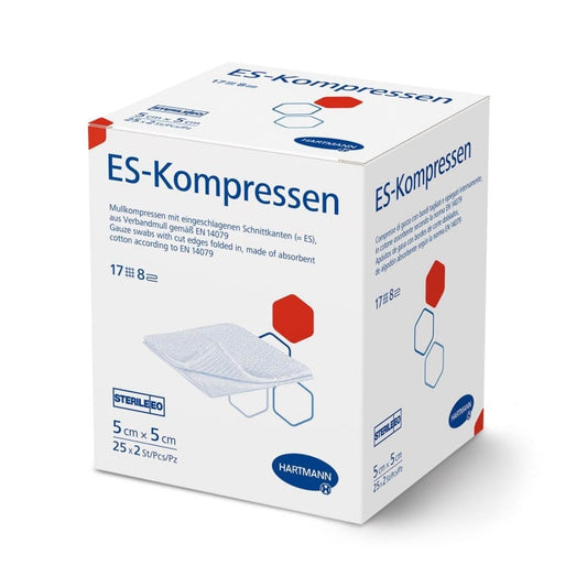 ES Sterile Compresses, sterile 5 x 5 cm
