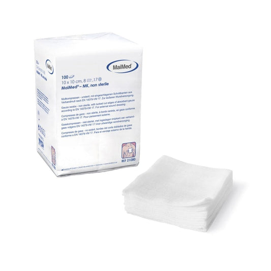 Non-Sterile Gauze Compresses 16-ply | 5 x 5 cm