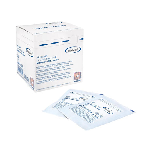 Gauze Compresses, Sterile, 8-ply 7.5 x 7.5 cm