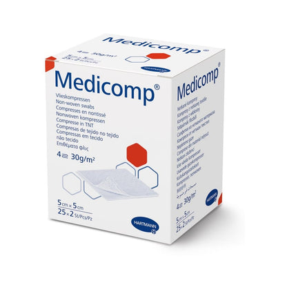 Medicomp Non-Woven Compresses sterile | 10 x 20 cm