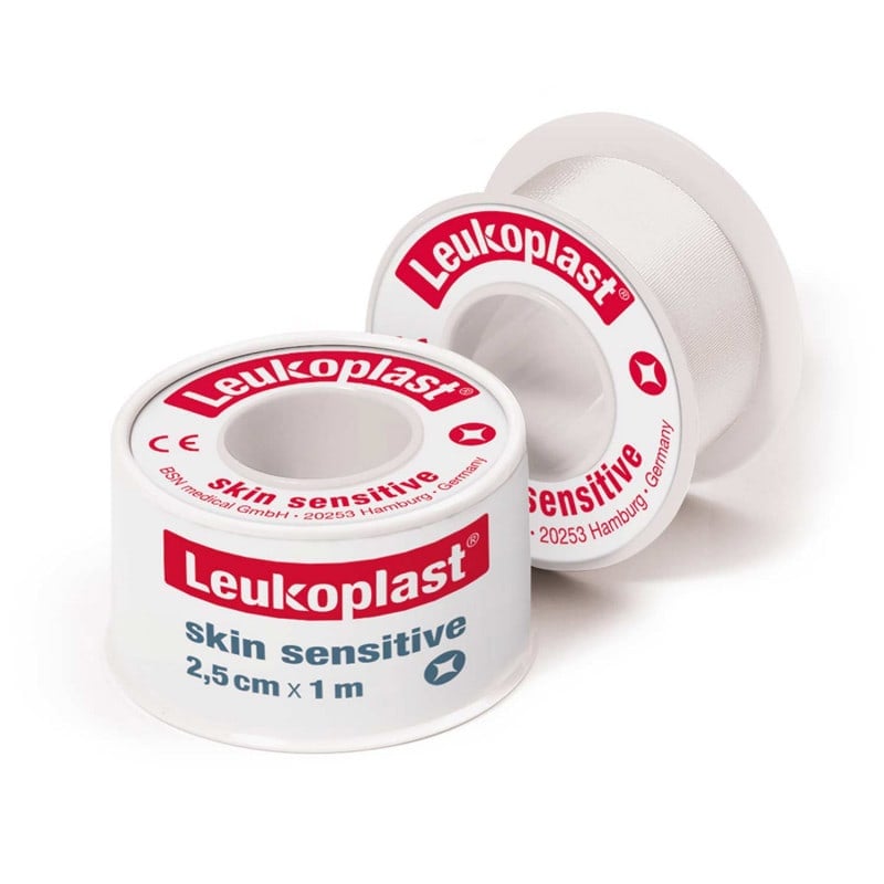 Leukoplast® skin sensitive 2.6m x 1.25cm | with protective ring