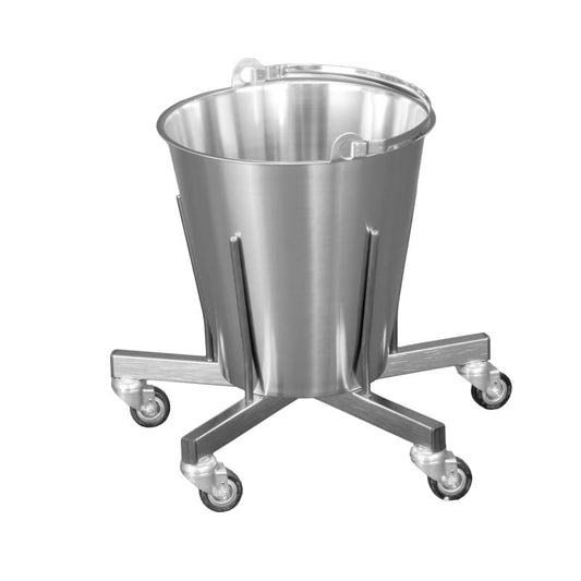 Mobile Rubbish Bin mit Schiebegriff