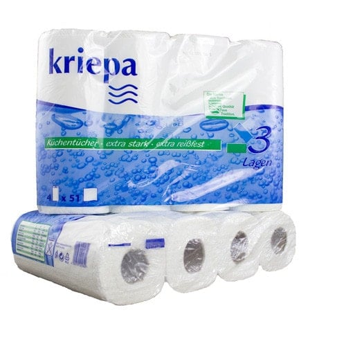 Paper Towels, 4 rolls with 51 sheets
