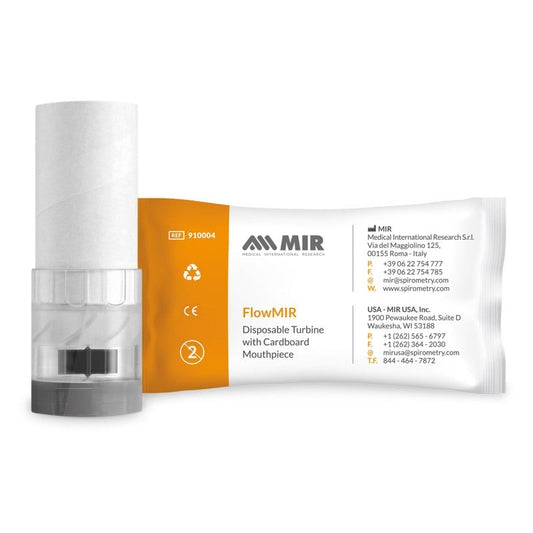 FlowMir Disposable Turbine, includes Mouthpiece