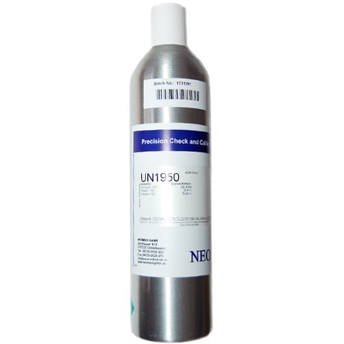 Calibration gas for the HydroCheck H2 breath test device