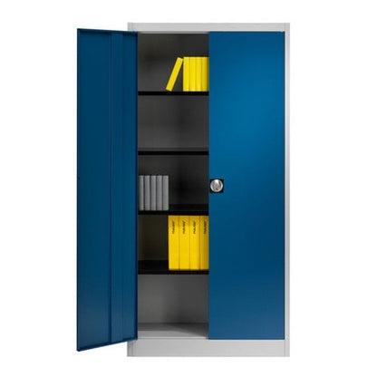 Locking Cabinet 120 cm | pure white | graphite