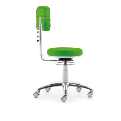 MyQuIZZ Practical Swivel Stool base en plastique | vert