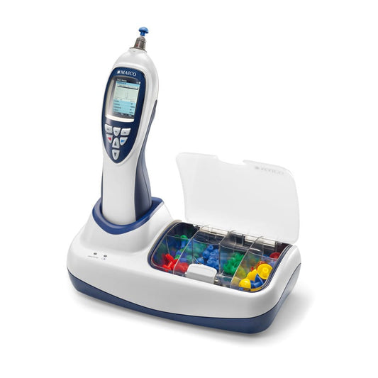 Maico EasyTymp Tympanometer as a handheld